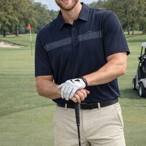 Greg Norman Golf Shorts Mens 36 Performance Plaid Khaki Course Shorts